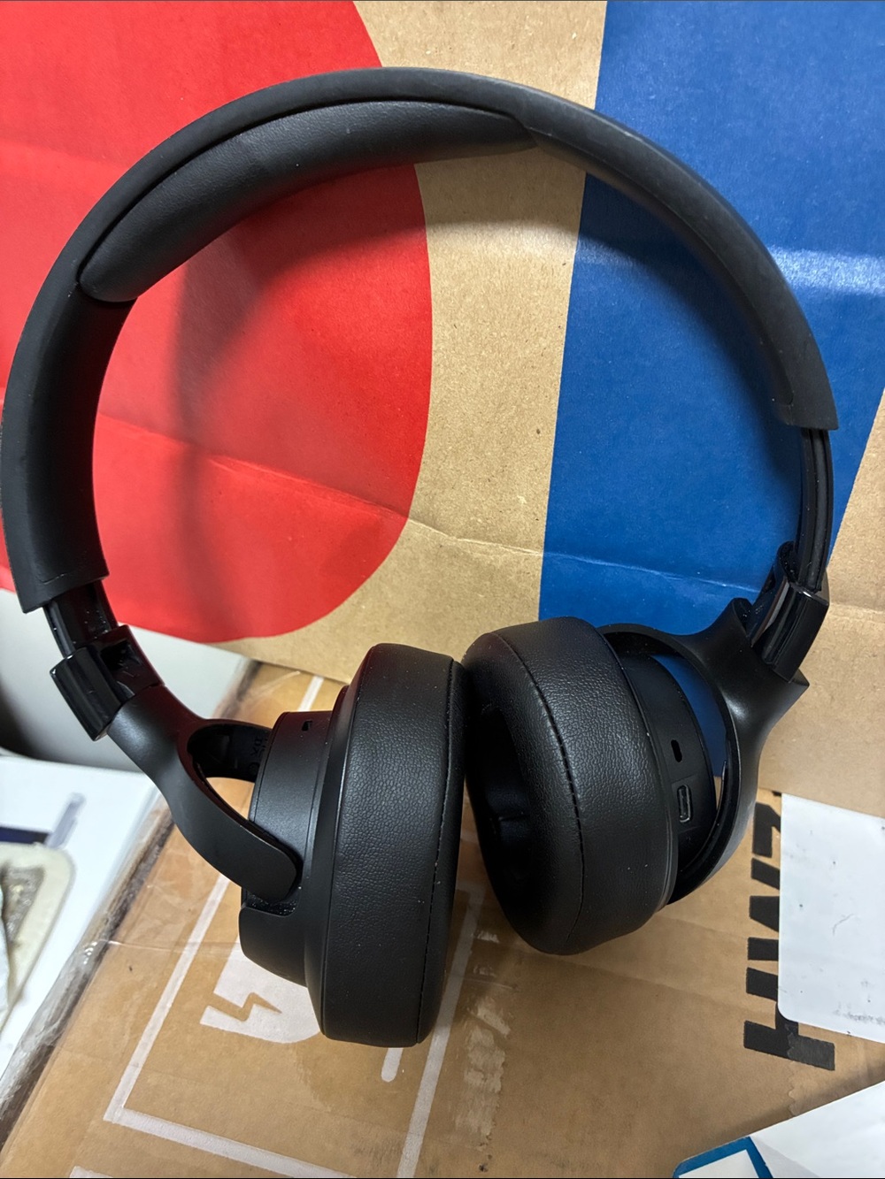JBL Black Over-Ear Wireless Headphones with Cushioned Ear Cups